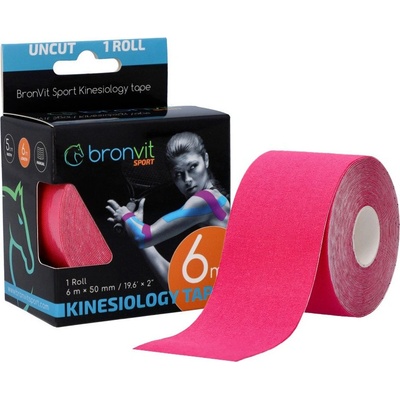 BronVit Sport Kinesio Tape classic 5 cm x 6m Цвят: розов