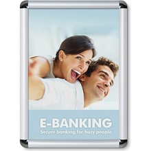 Jansen Display Klaprám A3 oblý roh profil 25 mm 328 x 451 mm
