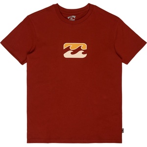 Billabong Детска тениска Billabong Kid's Icon Wave S/S T-shirt - Fired Red - размер 164 (EU) (704-5918-0214)
