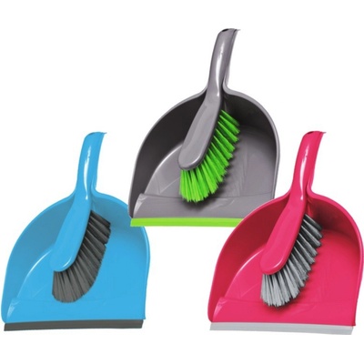 Spojené kartáčovny метла и лопатка с гумен ръб