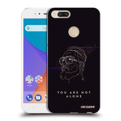 Picasee silikonový průhledný obal pro Xiaomi Mi A1 Global - You are not alone