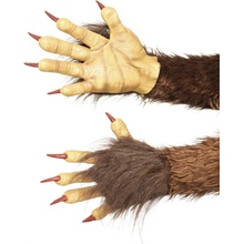 Čertovské ruce rukavice hnědé