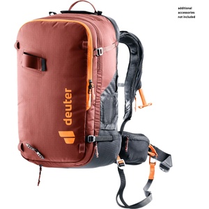 Deuter Дамска лавинна раница с въздушна възглавница Deuter Women's Alproof 30 SL Avalanche airbag - Redwood / Black - размер One Size (502-6724-0211)