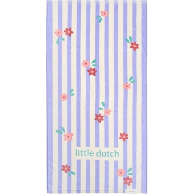 Little Dutch plážová osuška 120 x 60 cm dreamy purple stripe