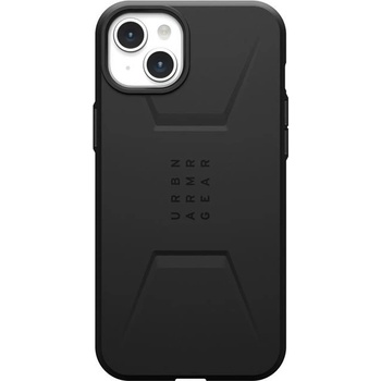 Urban Armor Gear Калъф UAG - Civilian MagSafe, iPhone 15 Plus, черен (840283910081)