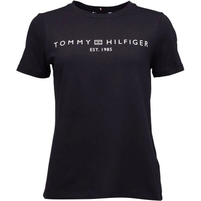 Tommy Hilfiger Bavlnené tričko dámsky WW0WW40276 tmavomodrá