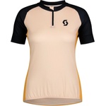 Scott Дамска фланелка с къс ръкав за колоездене Scott Women's Jersey Endurance 20 S/S Cycling jersey - Sugar Pink / Dark Blue - размер XS (156-2311-0311)