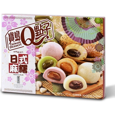 Q Brand Japonské koláče Mochi mix 0,6 kg