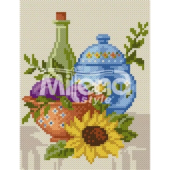 Image 1 of Milena Style Гоблен с щампа Натюрморт със сливи без конци