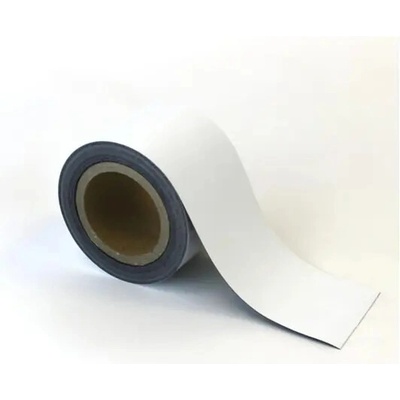 Magnetické přepisovatelné pásky na regály – bílé, 90 mm × 10 m