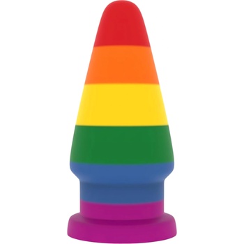 Lovetoy Prider - анален дилдо разширител - 15см (дъга)