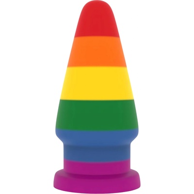 Lovetoy Prider - анален дилдо разширител - 15см (дъга)