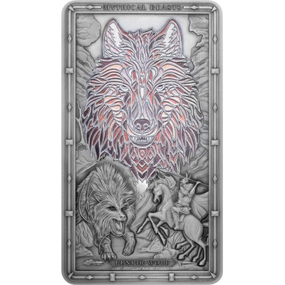 Antique Standard Strieborná kolorovaná minca Vlk Fenrir 2026 2 oz