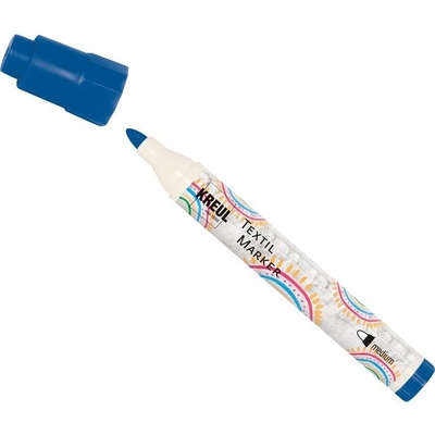 Kreul popisovač na textil medium modrý
