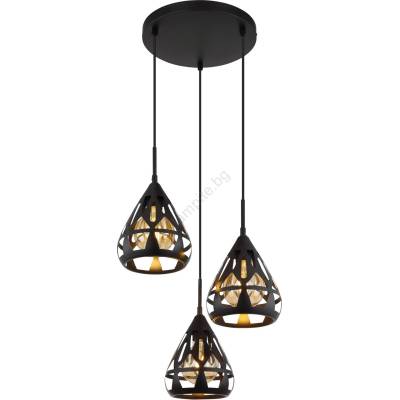 GLOBO 15889-3H - Пендел HASSAN 3xE27/40W/230V (GL7933)