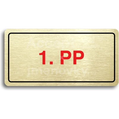 ACCEPT Piktogram 1. PP - zlatá tabulka - barevný tisk
