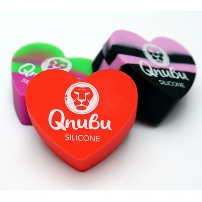 Qnubu Silicone Rosin heart XL silikonové pouzdro 18 ml