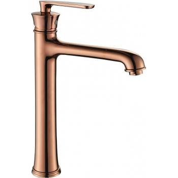 Image 1 of Inter Ceramic Стоящ смесител за умивалник ICF 148119K ЕЛИДА, месинг, розово злато, 34.3x23.4см (148119K)