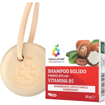 Optima Naturals Colours of Life tuhý šampon s vitamínem B5 80 g