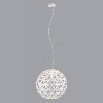 Auhilon Пендел FROZEN 1xE27/60W/230V Ø 50 см бял (AU0238)