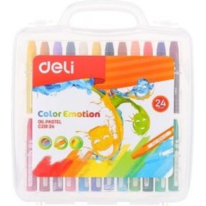  Пастели 24цв. маслени Deli Color Emotion 20124