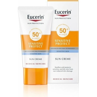 Eucerin Vysoce ochranný krém na opalování na obličej Sensitive Protect SPF 50+ 50 ml
