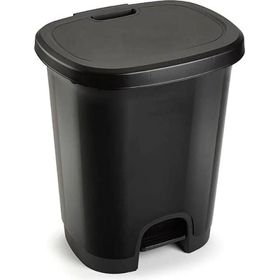 Plastic Forte COLOR Kôš na odpad 27 l ČIERNY bez vložky s pedálom