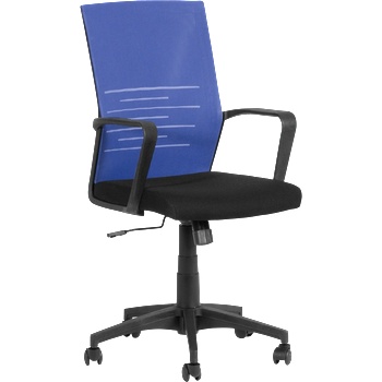 Работен офис стол Carmen 7041 - черен - син (3520288_4)