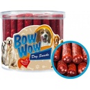 Maškrty pre psov Mira Mar Bow Wow! Uherské salámky mini 12,5 cm v dóze 60 ks