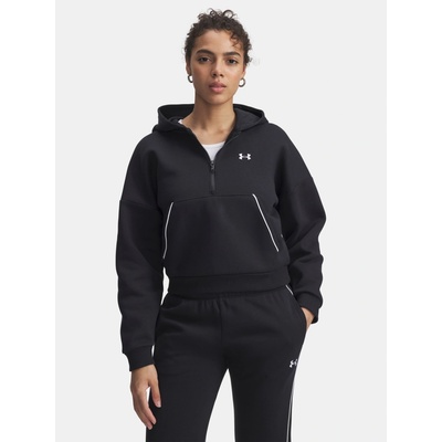 Under Armour Rival Flc Piped HZ Hoodie-BLK