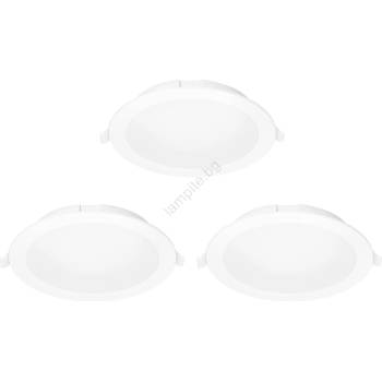 Aigostar комплект 3x LED вградени лампи MESH 6W/230V 2700-6500K, пр. 11, 5см (AI1985)