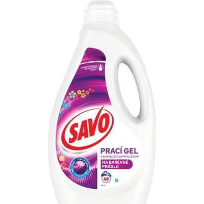 Savo prací gél na farebné oblečenie 2,4 l 48 PD
