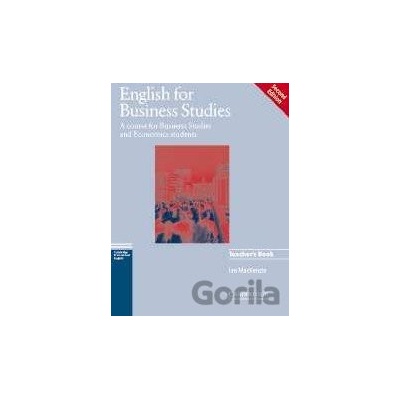 English for Business Studies: Teacher´s Book