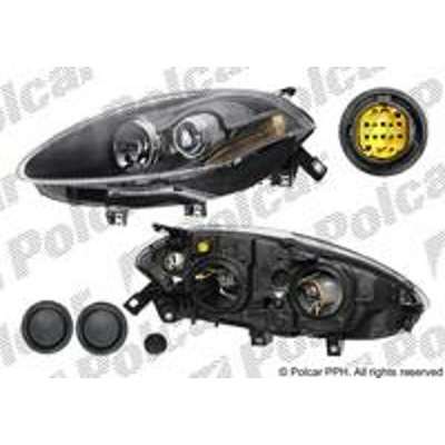 Hlavný reflektor - 303810-E - pravý