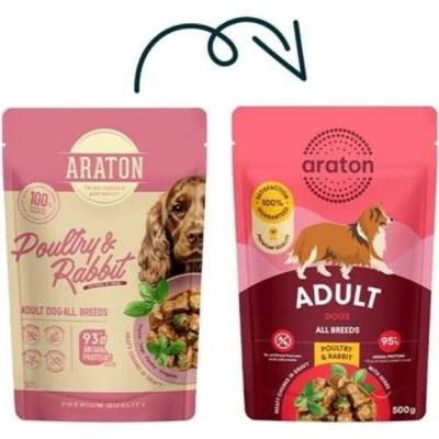 Araton Dog Adult Poultry & Rabbit 500 g