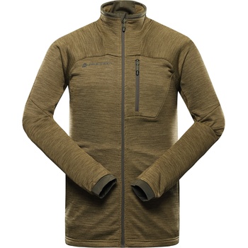 Alpine Pro Мъжки бързосъхнещ суитшърт ALPINE PRO ONNEC 3 костенурково зелено ALPINE PRO | Zelen | МЪЖЕ | XS