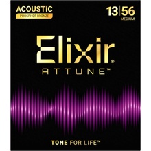 Elixir ATTUNE Acoustic Phosphor Bronze 21102 (013-056) struny pro akustickou kytaru