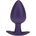 Ouch! Smooth Silicone Anal Plug Large Metallic Purple