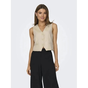 ONLY Елек Only Mathilde Caro waistcoat - Beige (Oxford Tan)