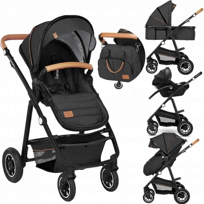 Lionelo Kombinovaný 3v1 Amber grey graphite 2022