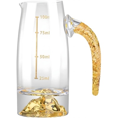 HARAHU Кристална кана с мерителна чашка - Златна / Тип2 / 100ml KP35426 (35426)