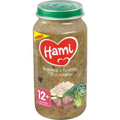 Hami Brokolice s hovězím, rýží a cuketou 250 g