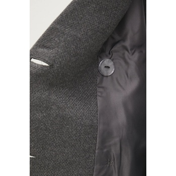 ANSWEAR Палто Answear. LAB в сиво преходен модел с двуредно закопчаване (2598.ILK)