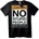 NOONEBRAND Тениска Предупреждение: Без Глупави Хора - 2XL, White