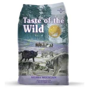 Taste of the Wild Sierra Mountain Canine Formula with Lamb - суха храна без зърнени култури за кучета с протеини от агнешко месо за поддържане на здравето и енергията