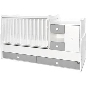 Lorelli ЛЕГЛО MiniMAX NEW 190/72 ЦВЯТ БЯЛО/STONE GREY (10150500041A) - bebetabg