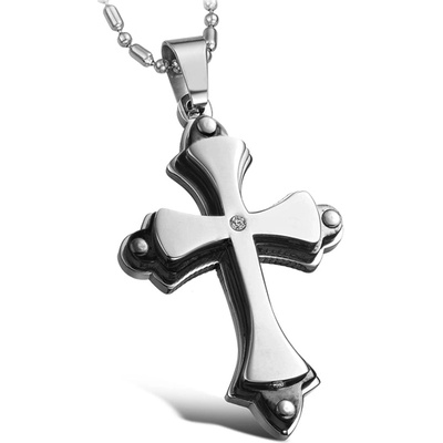 Мъжко колие с масивен кръст