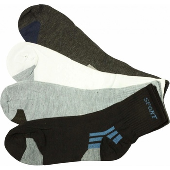 Pánske vysoké ponožky bavlna ZM-378 3 páry viacfarebná