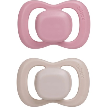 B. Box Natural Rubber 0-6m биберон Berry/Blush 2 бр