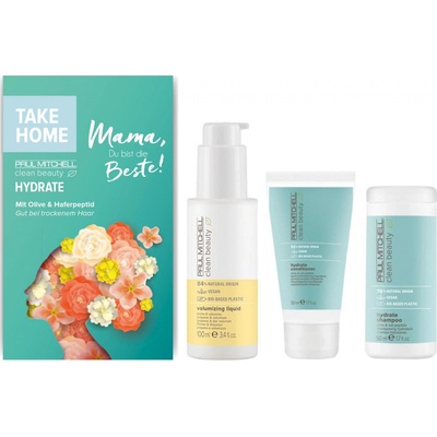 dárková sada pro suché vlasy Paul Mitchell Clean Beauty Hydrate (121934)